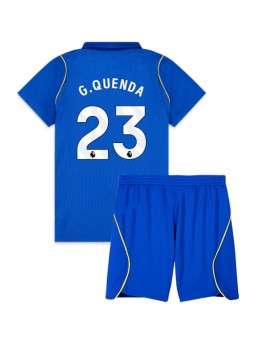 Otroški Nogometna dresi replika Chelsea Geovany Quenda #23 Domači 2026-27 Kratek rokav (+ hlače)